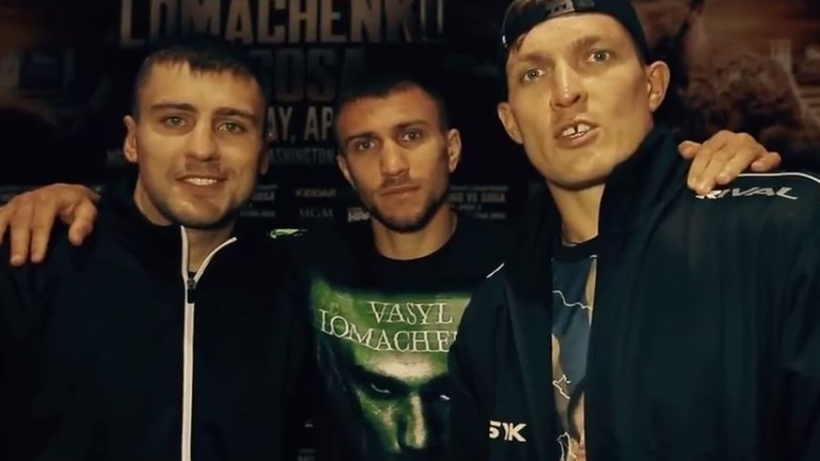 Ломаченко, Усик і Гвоздик звернулися до українців перед історичним вечором боксу: відео
