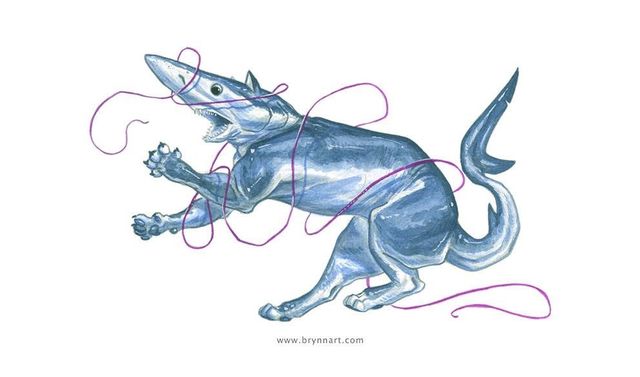 Якби акули були котами: веселі ілюстрації - фото 166653