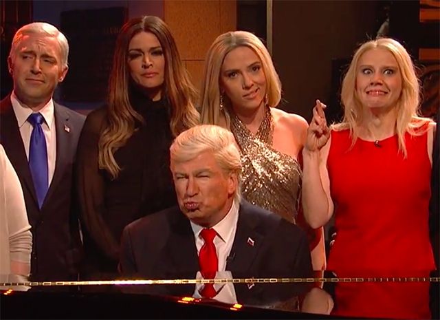 Зірки Голлівуду влучно висміяли сім'ю Трампів у шоу