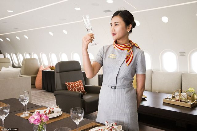 ЗМІ показали розкішні фото першого в світі літака-пентхауса - фото 165251