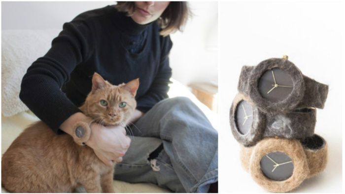 Як виглядає дизайнерський годинник із шерсті домашніх тварин