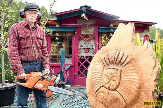 Канадське подружжя 25 років мешкає на воді: ефектні фото - фото 169044