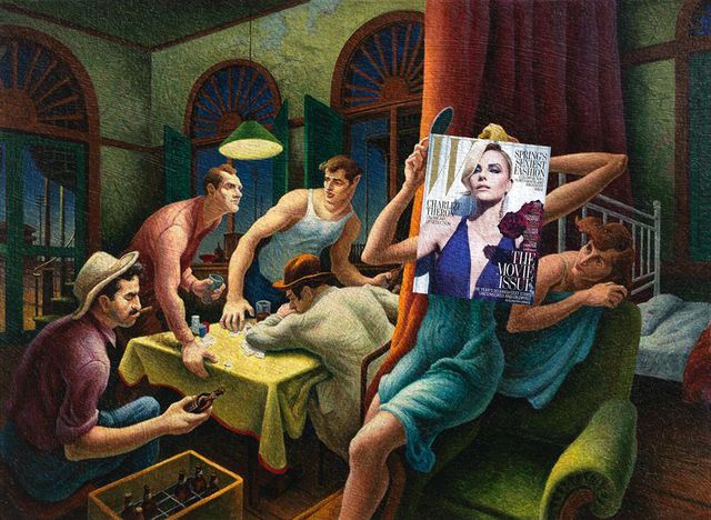 Дизайнер поєднав обкладинки глянців і витвори мистецтва: яскраві фото - фото 172604