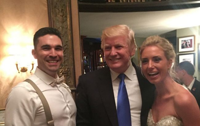 Трамп несподівано завітав на чуже весілля: кумедне відео