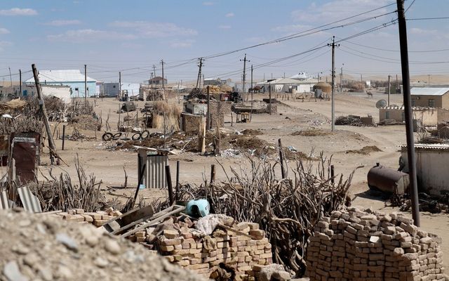 Село на шляху до газового кратера Дарвазе - фото 177472