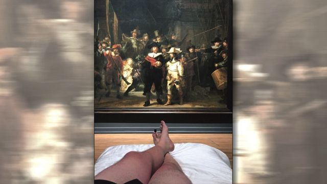 Ніч в музеї: відвідувачу дозволили переночувати під картиною Рембрандта - фото 171283