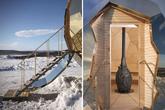 Як виглядає чудернацька сауна на вершині гори - фото 177725