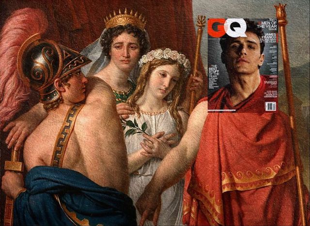 Дизайнер поєднав обкладинки глянців і витвори мистецтва: яскраві фото - фото 172600