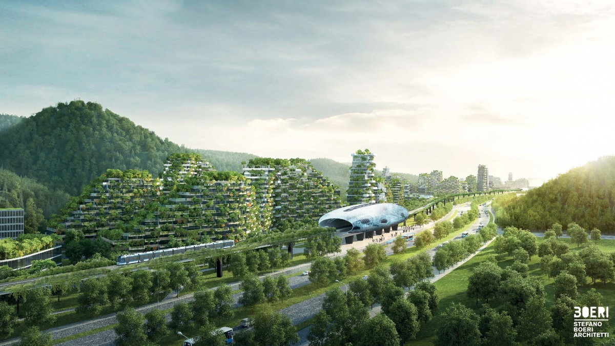 У Китаї будують перше місто-ліс у всьому світі: ефектні фото - фото 1