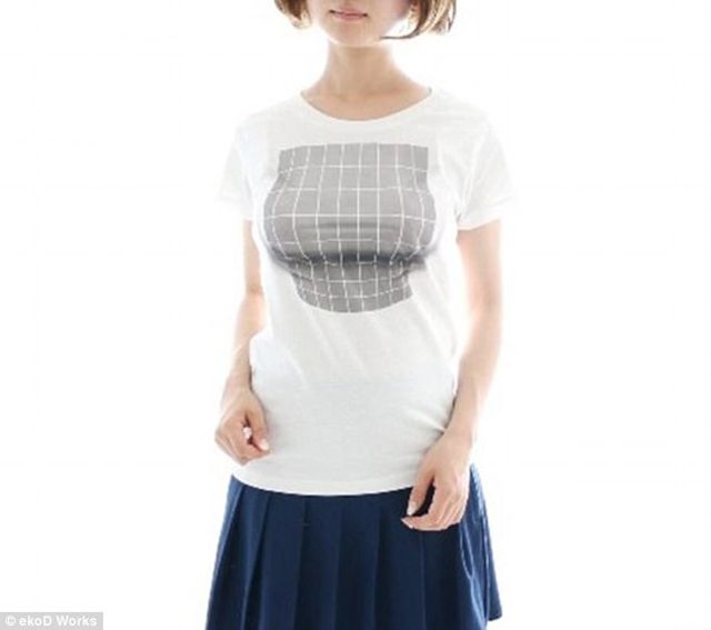 Неймовірно! Японці створили футболку, яка збільшує розмір грудей - фото 176711