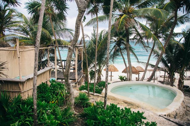 Незвичайний готель у тропічних лісах Мексики: ефектні фото - фото 175465