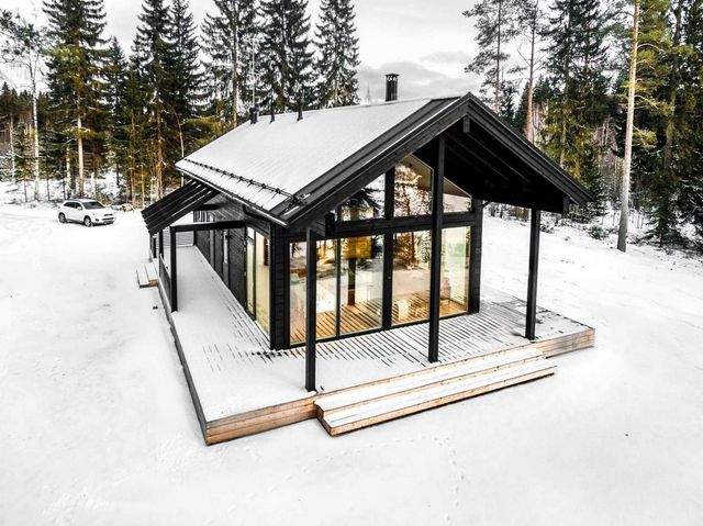 Як виглядає будинок мрії з колод у Фінляндії: ефектні фото - фото 174436