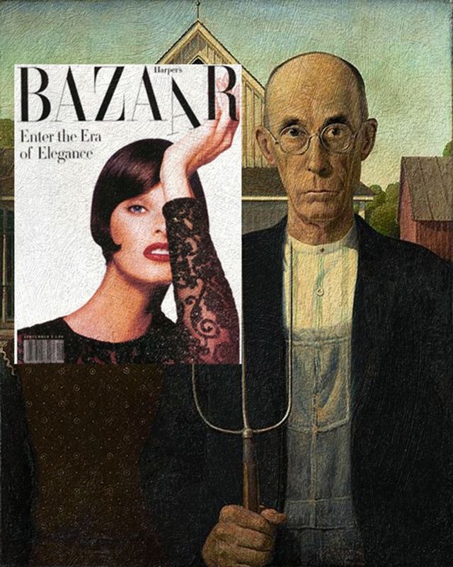 Дизайнер поєднав обкладинки глянців і витвори мистецтва: яскраві фото - фото 172588