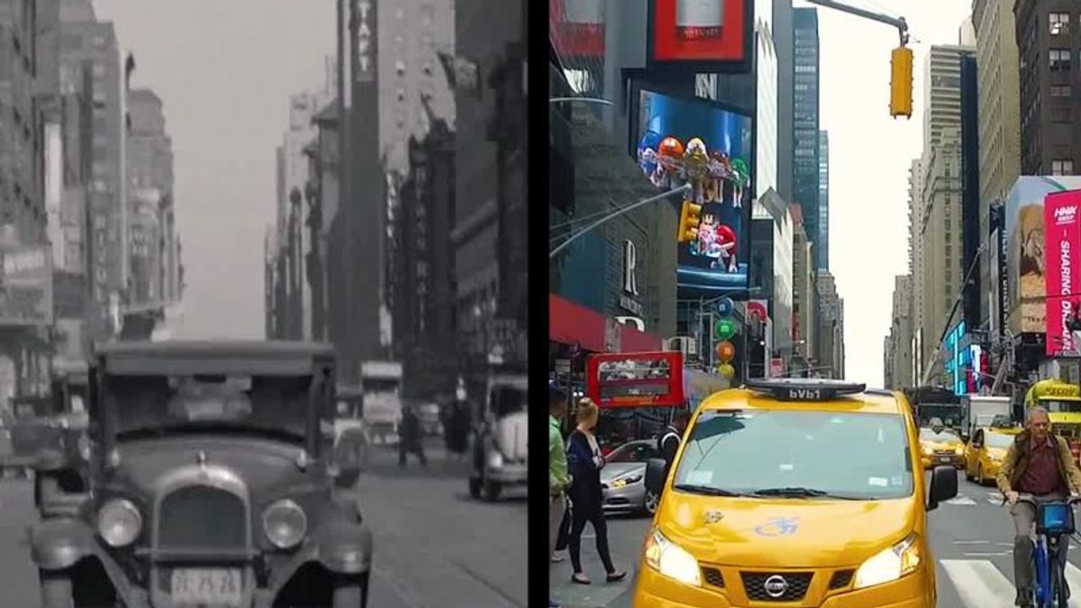 Як змінювався Нью-Йорк за 80 років: ефектне відео - фото 1