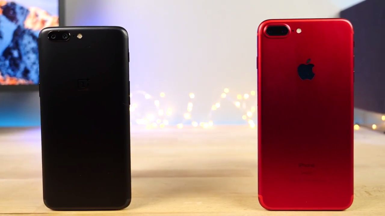 OnePlus 5 vs iPhone 7 Plus: битва флагманів