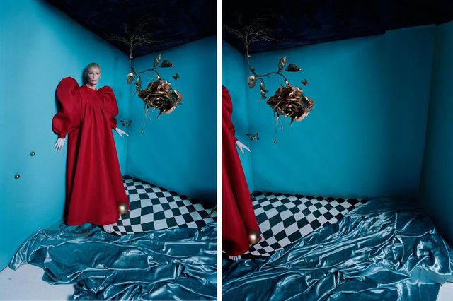 Сюрреалістичні портрети Тільди Свінтон від культового фотографа - фото 178443