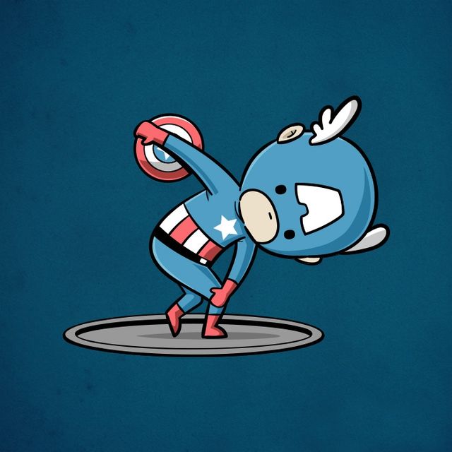 Як супергерої використовували б свої сили у спорті: кумедні арти - фото 182109