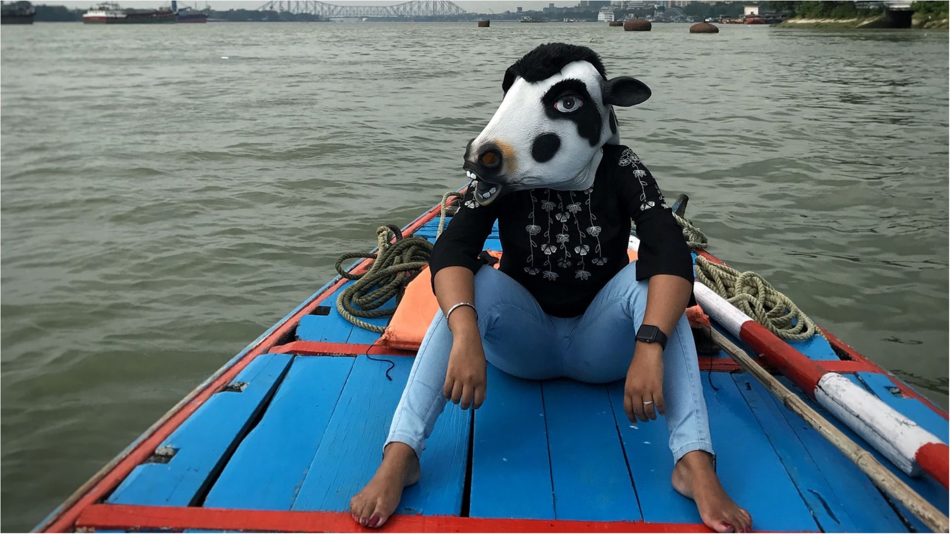 Фотограф створив унікальний проект з жінками в масках корів