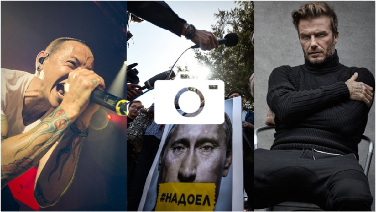 "Копія" Бекхема та мітинг проти Путіна: 26 липня у трьох фото - фото 1