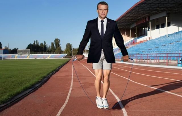 Перший офіційний знімок Макрона став новим мемом: курйозні фотожаби - фото 178532