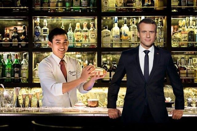 Перший офіційний знімок Макрона став новим мемом: курйозні фотожаби - фото 178530