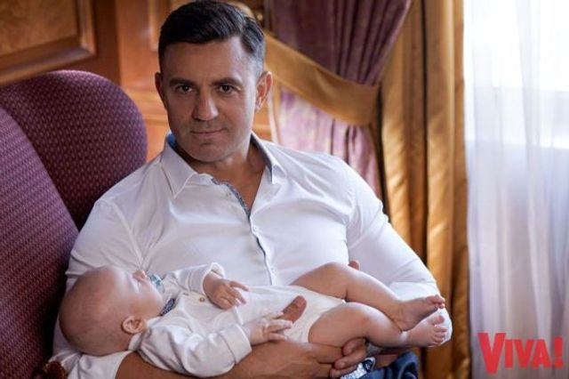 Тищенко вперше показав обличчя свого крихітного синочка - фото 182944