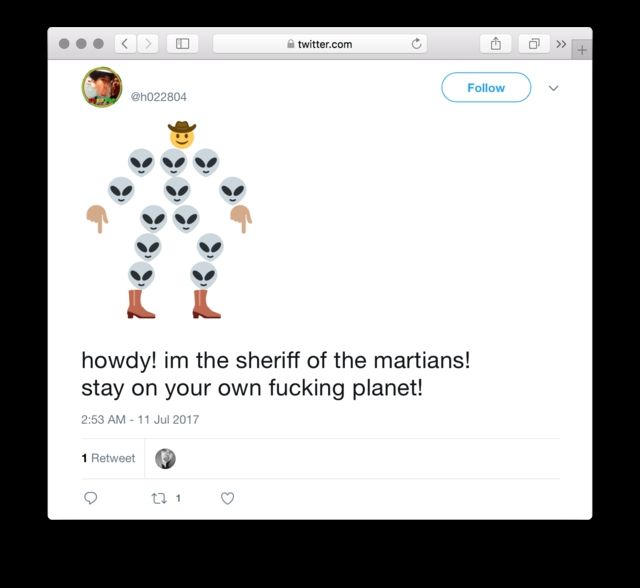 "Здоров, я шериф": Twitter захопили емодзі-поліцейські - фото 180669