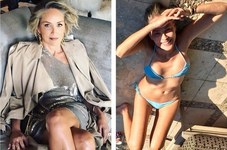 59-річна Шерон Стоун у бікіні вразила мережу ідеальною фігурою: фотофакт