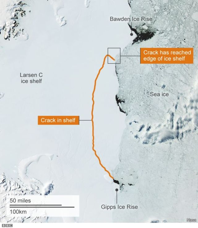 Як чотири Лондони! Гігантський айсберг відколовся від Антарктиди - фото 180774