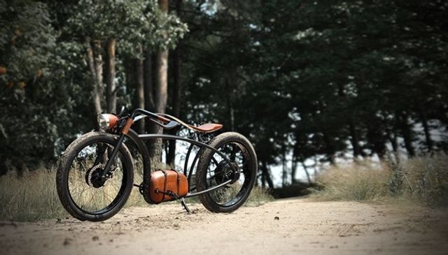 Створено електричний байк в стилі ретро: фото - фото 185230