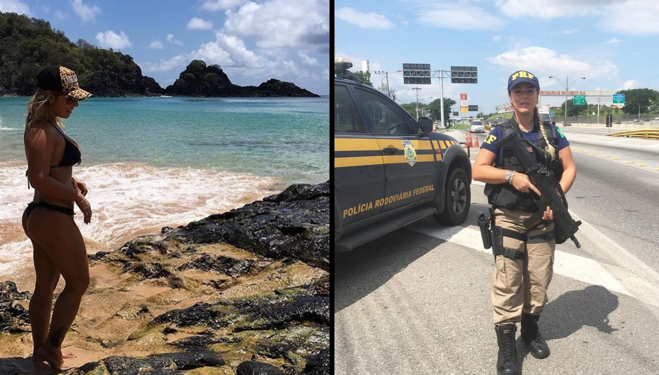 Сексуальна дівчина-коп стала зіркою мережі: відверті фото