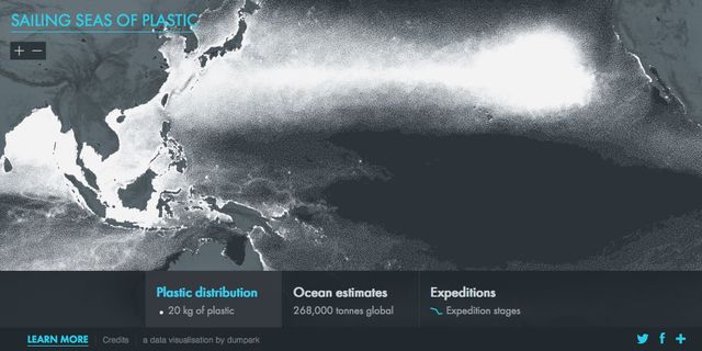 Все сміття у світовому океані показали на карті: фотофакт - фото 180098