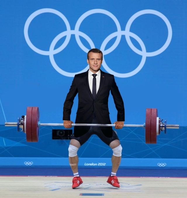 Перший офіційний знімок Макрона став новим мемом: курйозні фотожаби - фото 178529