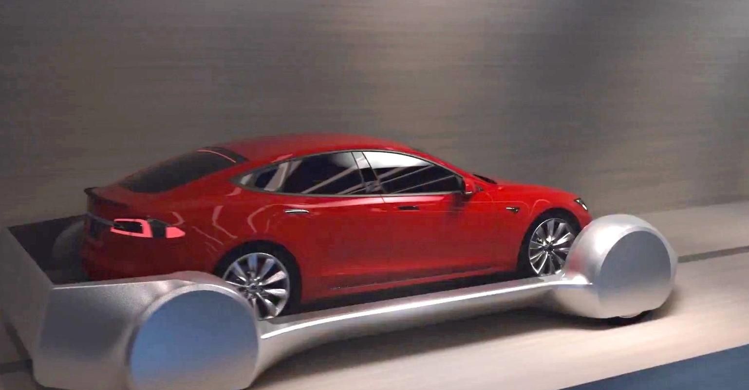 Ілон Маск показав, як працює підземний ліфт для авто