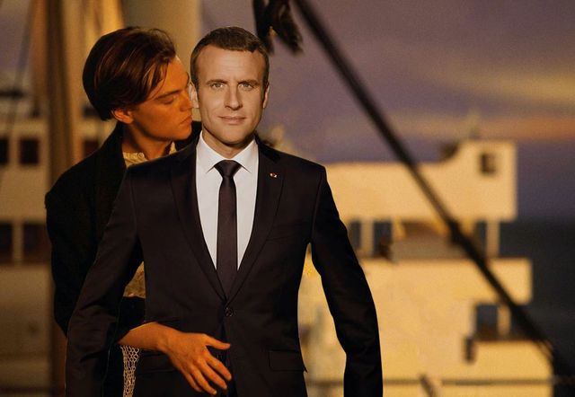 Перший офіційний знімок Макрона став новим мемом: курйозні фотожаби - фото 178540