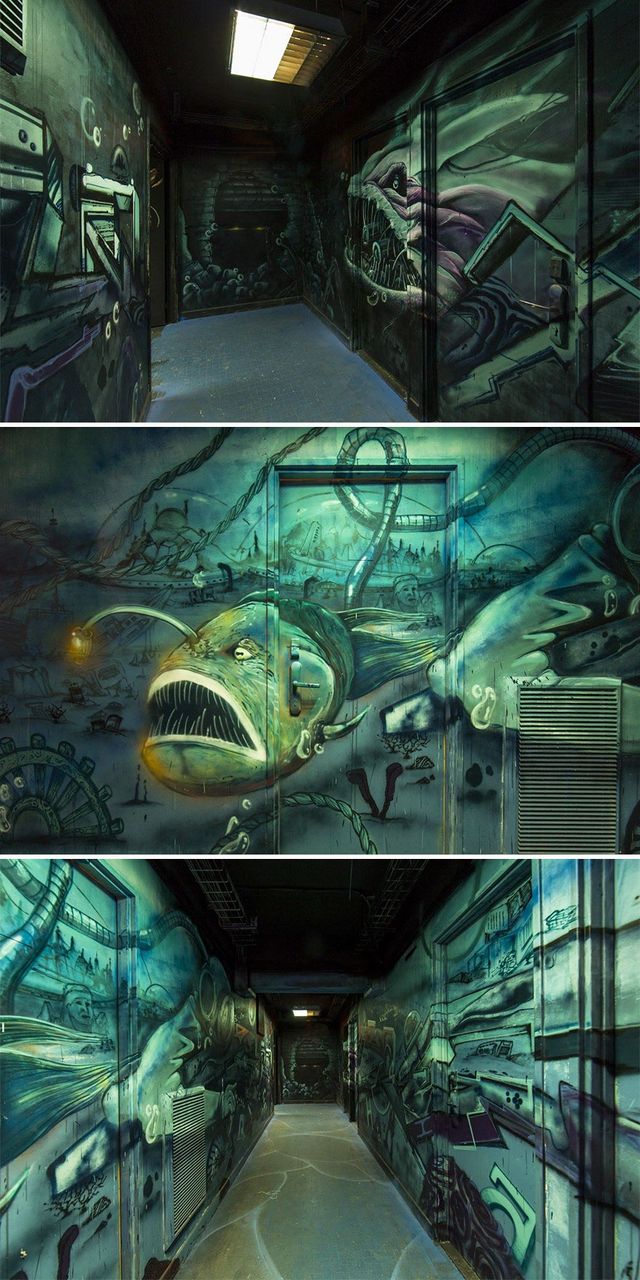 Дуже круто! Університетське містечко Парижа розмалювали яскравими графіті - фото 183496