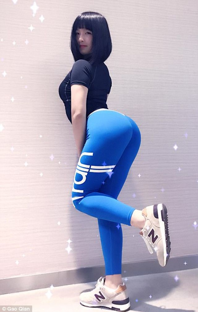 Як виглядає володарка титулу "Найкрасивіші сідниці Китаю": ефектні фото - фото 179489