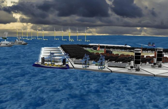 Нідерландці тестують плавучий острів майбутнього: відеофакт - фото 1