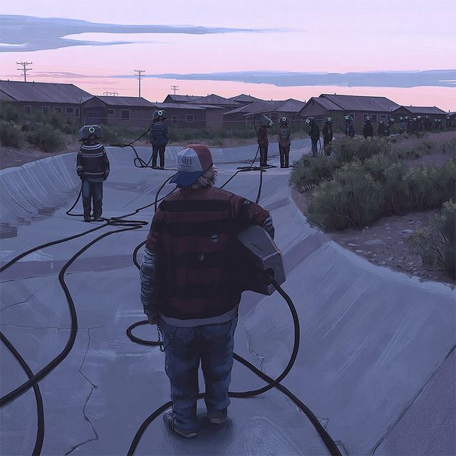 Дівчинка з роботом в альтернативних 90-х у США: вражаючі арти - фото 190157