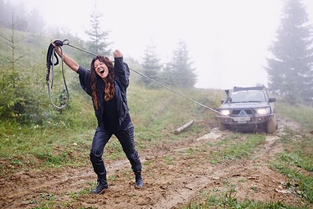 Руслана показала, як відбуваються соціальні зйомки в Карпатах - фото 187733