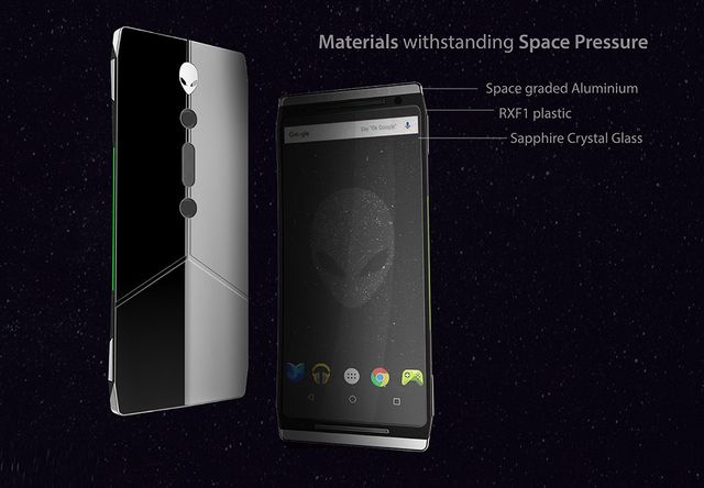 Вражаючий концепт ігрового смартфона Alienware з вигнутим екраном - фото 188997