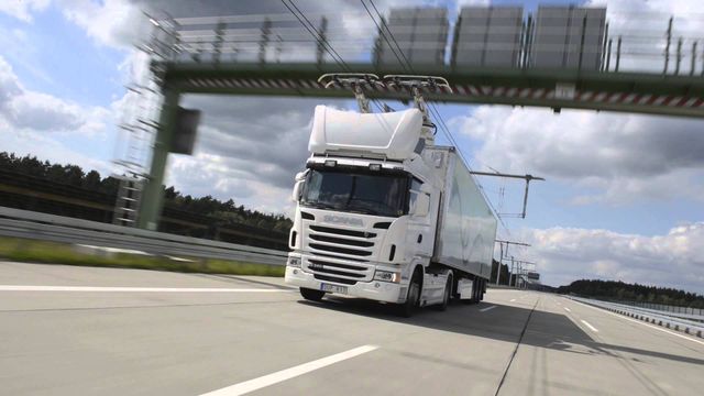 Вантажівки в Німеччині перетворять на тролейбуси - фото 188849