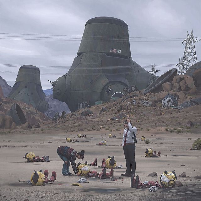 Дівчинка з роботом в альтернативних 90-х у США: вражаючі арти - фото 190158