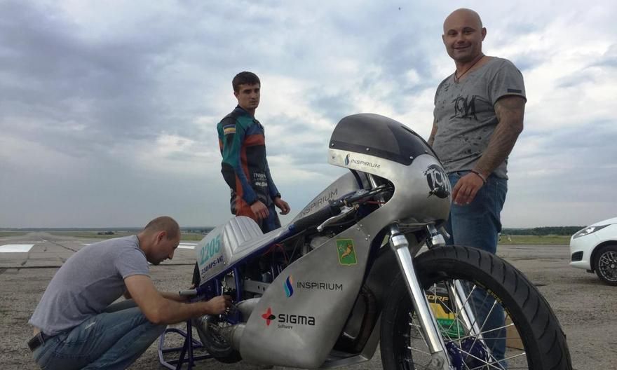 Українці встановили світовий рекорд швидкості для мотоциклів