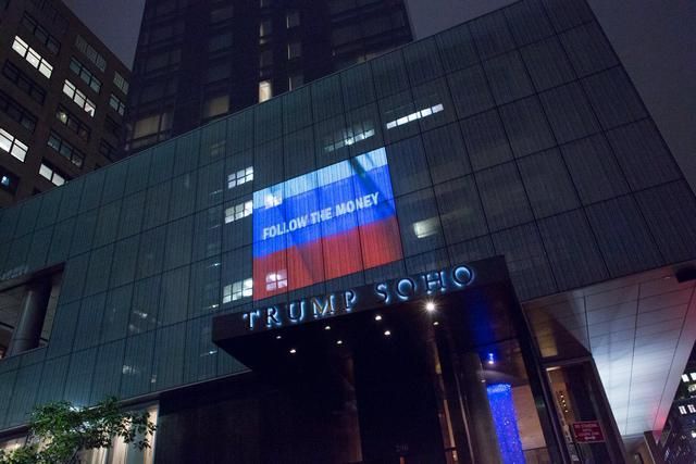 На готелі Трампа в Нью-Йорку з'явилося зображення Путіна - фото 187068