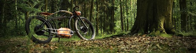 Як виглядає унікальний електричний ретровелосипед - фото 187178