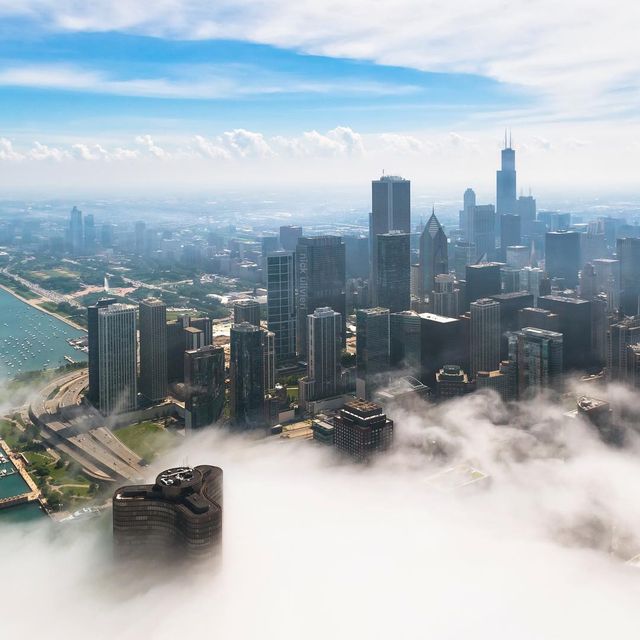 Чикаго з незвичайних ракурсів: ефектні фото - фото 195327