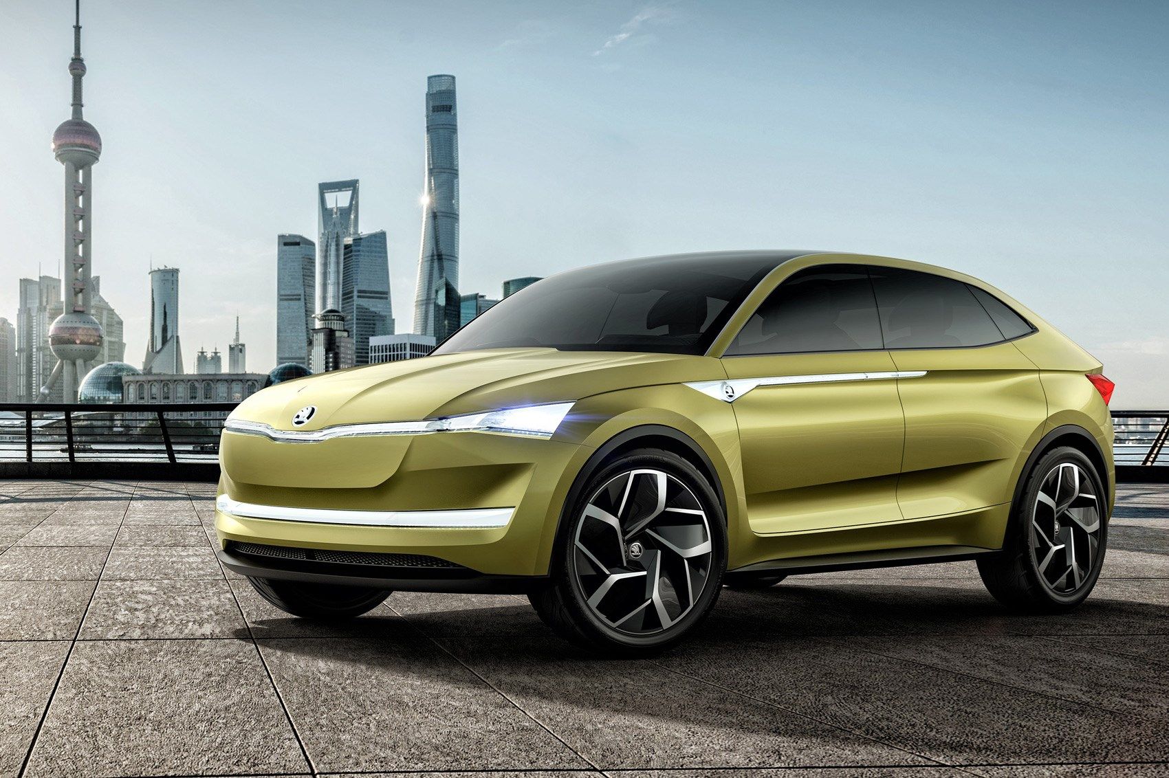Оновлений концепт Skoda Vision E показали у Франкфурті