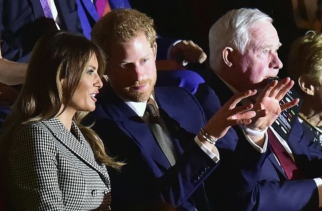 Принц Гаррі із Меланією Трамп - фото 198090