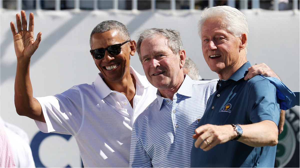 Колишні президенти не тільки розважалися на гольфі - фото 1